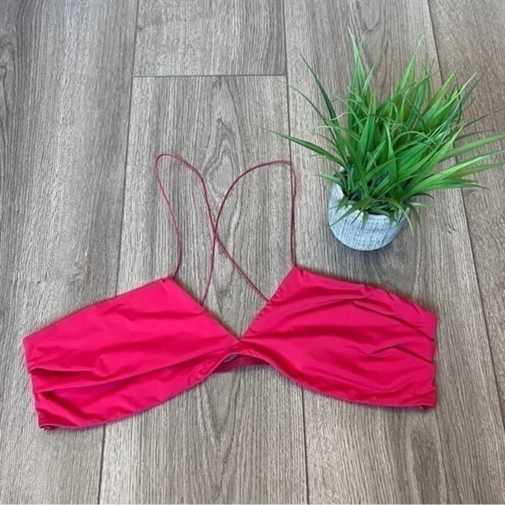 Free People This Way Bra  In Red Size Extra Large